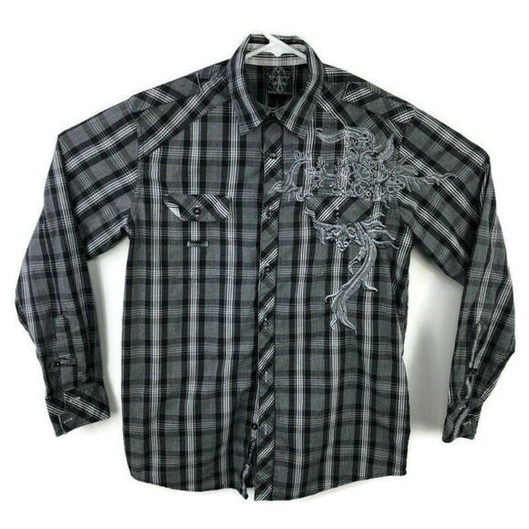 Roar Other - Roar Embroidered Button Down Shirt